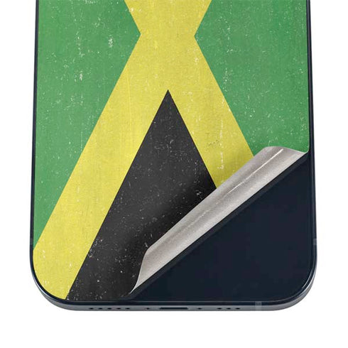 Jamaica Flag Distressed iPhone 16 Skin